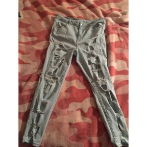 American Eagle high waisted jeans size 16